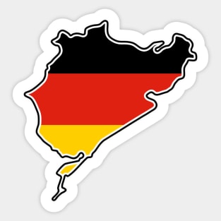 Nürburgring - Combined Circuit [flag] Sticker